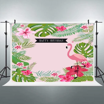 BEIPOTO Meri Fotografija ozadje Tropskih Flamingo cvet poletja rojstni transparente, foto ozadje baby tuš kabina