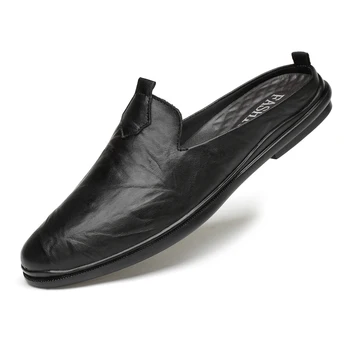 Blagovne znamke Moških Loafers Moške Priložnostne Čevlji Antilop Usnja Moccasins Dihanje Zdrsne na Čoln Čevlji Chaussures Hommes Leni Čevlji