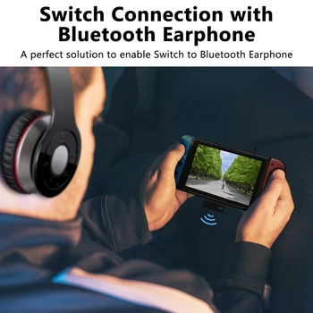 Bluetooth 5.0 o Oddajnik Nizke Latence Tip-C USB C Stereo Brezžični vmesnik z Mic za Nintendo Stikalo PS4