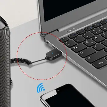 Bluetooth Brezžični Oddajnik Bluetooth Sprejemnik 3.5 mm Audio Slušalke 5.0 AUX Avto Za Zvočniški Kabel Adapter