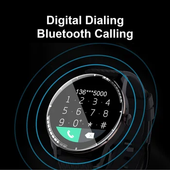 Bluetooth Klic Smartwatch moški ženske Glasbe Pametno uro S Športna Zapestnica 1.3 Palčni fitnes monitor EKG PPG android 2021 H6