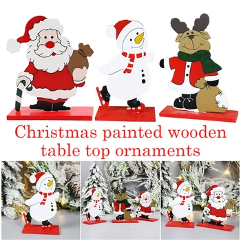 Božični Party Snežaka Flanela Ustvarjalne Božični Okraski, Lep Santa Claus Tabela Dekoracijo