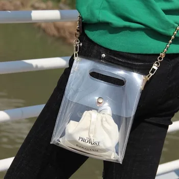 Brezplačna dostava messenger bag laser prozorno vrečko ženska torba jelly torba za prenosni zahodni vrečko divje dekle denarnice šminka vrečko