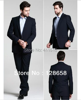 BREZPLAČNA dostava za eno gumbi Poslovna Obleka/moško obleko/poroka obleke, slim fit modni moški/moški plus velikost