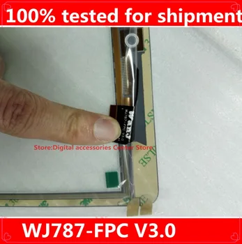 Brezplačna dostava za Novo 10.1 palčni Tablični Kapacitivni zaslon na dotik WJ787-FPC V3.0 Stekla Računalnike Senzor