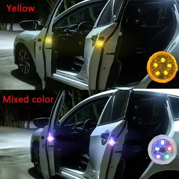 Brezžični LED Avto, Odpiranje Vrat Opozorilo Lučka Magnetni Flash Strobe Opozorilne Luči 3/5LEDs Rdeče Anti pritrditev Trku Varnost Balona