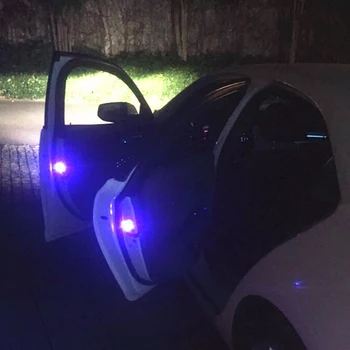 Brezžični LED Avto, Odpiranje Vrat Opozorilo Lučka Magnetni Flash Strobe Opozorilne Luči 3/5LEDs Rdeče Anti pritrditev Trku Varnost Balona