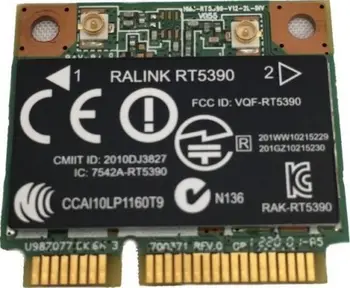 Brezžični vmesnik za Kartico za Ralink RT5390 half MINI PCI-E 150Mbps Wlan, Wifi) za HP 650 450 455 655 SPS 670691-001 670285-001