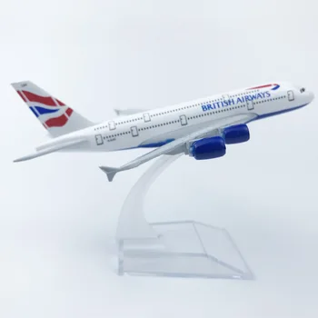 British Airways Airbus A380 Letalo Diecast Zrakoplova Model 6