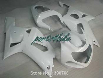 Brizganje plastičnih fairings za Suzuki GSXR 600 01 02 03 bela oklep kit GSXR750 2001 2002 2003 LV110
