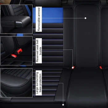 Celoten Sklop Avto Sedeža Kritje Blazine Zaščitnik Pribor za Dodge Charger Challenger Kalibra Maščevalec Dart Nitro