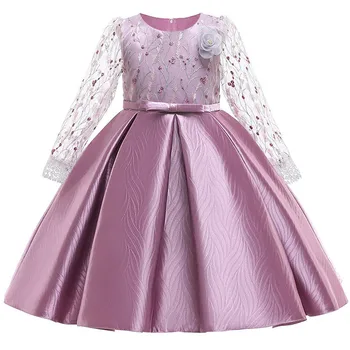 Cvet Dekle Obleko za Malčke Tutu Fant Dekleta Princesa Obleke za Otroke, Dekleta Poroko Božič Obleko Rojstni Vestidos