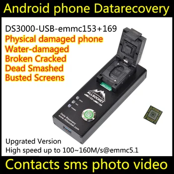 Data recovery android telefon DS3000-USB3.0-emmc153+169 orodje za iuni Obnovitev Naloži imenik Sms Zdrobljen vode-poškodovana Mrtev