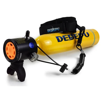DEDEPU 0,5 L Mini Potapljanje Kisika Tank pod vodo cevi za zrak Respirator Dihanje Kisika Steklenico Odraslih Plavanje Opreme