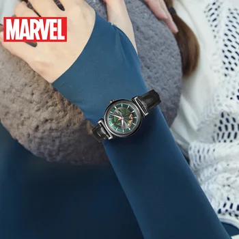 Disney Marvel Ms. Mehanska ura Presenečenje Kapetan Pasu Trend Watch darila za ženske Samodejno Self-Veter, Vodo Odporne 5Bar