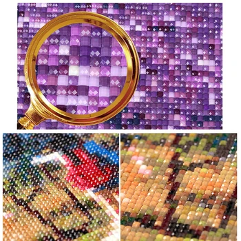 DIY 5D Diamond Vezenje Kristalov Diamanta Mozaik pingvin igrajo Kvadratnih Okrasnih Diamond Slikarstvo Navzkrižno Šiv Kompleti gx