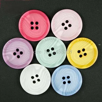 DIY nove plastične smole gumb 9 mm/30 mm 4-luknjo šivanje majica gumbi s črto immitation shell barve brezplačna dostava 201611101