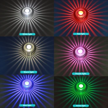 DONWEI 3W Sodobni LED Stropne Luči Aluminija Votlih Svetlobe Napeljave za notranje Razsvetljave v Zaprtih prostorih Dnevna Soba Svetilka AC 85-265V