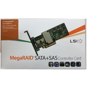 Eastforfuy LSI MegaRAID SAS 9260-4i LSI00197 4 vrata 512MB cache SFF8087 6Gb RAID0.1.5.6 PCI-E 2.0 X8 Kartice Krmilnika