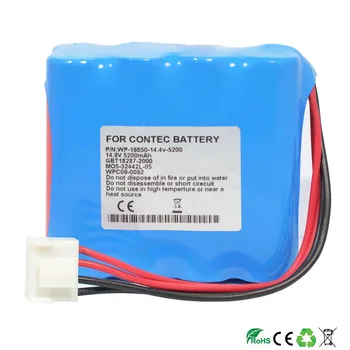 EKG Zamenjavo Baterije Za CONTEC ECG1201,ECG1201G,DP-18650-14.4-4400,DP-18650-14.4-5200,WPC09-0092,M05-32442L-05 baterije