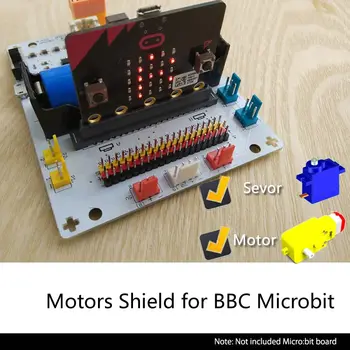Elecrow Pinout Motornih/ Servor Ščit za BBC Micro: bit Širitev Odbor Mikro-krmilnik Računalnik Učijo Programiranja za Otroke