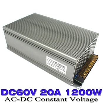 En Izhod DC 60V 20A 1200W Stikalni napajalnik Transformatorji 110V 220V AC V DC SMPS za CNC CCTV Motornih Koračnih Lučka