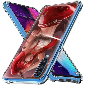 Erza Fairy Tail Jasno, Mehko Ohišje za Samsung Galaxy A51 A71 5G UW A21s A31 A41 A42 A11 A01 M31s M51 M21, zračna Blazina Telefon Zajema
