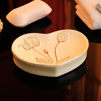 Evropski keramične kopalnice dobave 5 delni set ustvarjalne high-end gospodinjski kopalnica zobna ščetka imetnik pranje poročno darilo
