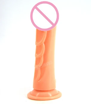 FAAK 20*4.5 cm 3 Barve Realističen Dildo Sesalni zgornji razred Dildos Moški Umetni Penis Izdelke, povezane s spolnostjo analni seks igrače butt plug