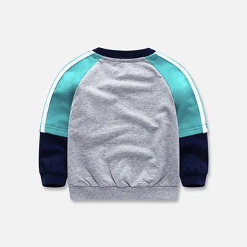 Fantje bombaž pulover nova dekliška športni pulover majica spomladi in jeseni oblačila baby otroke, risanka pulover tide