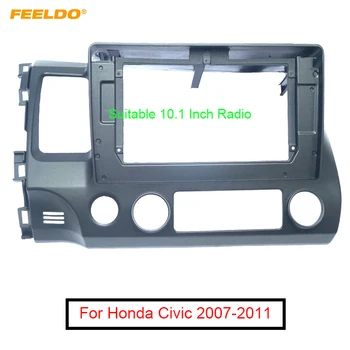 FEELDO Avto Avdio Facia Plošča Okvir Vgradnjo Adapter Za Palec Za Honda Civic(LHD) Radio 2Din CD/DVD Dash Trim Kompleti #MX6269