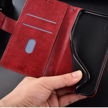 Flip Usnjena torbica Za Redmi 4X 5 6A 7, Pojdite 6 pro primeru Fundas denarnice primerih s Traku mehko TPU hrbtni pokrovček redmi Opomba 3 4 5 5A 6 Pro