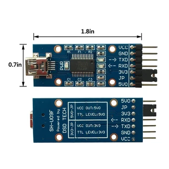 FT232RL FTDI FT232 USB 3.3 V, 5,5 V do TTL Serijski Adapter Modul Mini Vrata za arduino pro mini USB DO 232, USB, da TTL