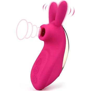 G-spot Klitorisa Sesanju Silikonski Vagina Mini Bedak Nepremočljiva Lizanje Jezika Vibratorji Spola Igrače Z 10 Načinov Za Ženske Nekaj