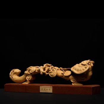 Ganoderma Lucidum Ruyi Šimšir Carving Oprema Izdelki Visoke kakovosti Blaga Domov Dekoracijo Strani Ročaji za Carving Obrti