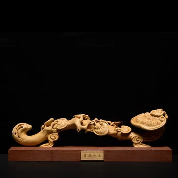 Ganoderma Lucidum Ruyi Šimšir Carving Oprema Izdelki Visoke kakovosti Blaga Domov Dekoracijo Strani Ročaji za Carving Obrti