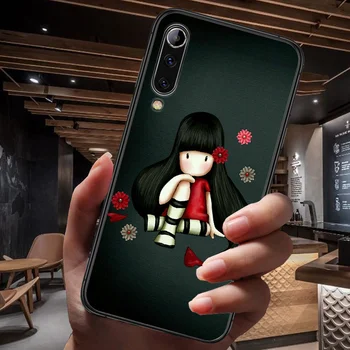 Gorjuss Risanka Santoros Primeru Telefon Za Xiaomi Mi Opomba 10 A3 9 MAX 3 A2 8 9 Lite Pro Ultra black Nepremočljiva 3D Coque Silikona