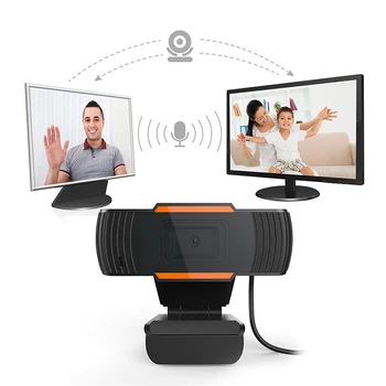 HD 480P/1080P 30 Stopinj Vrtljiv Webcam, USB 2.0 Kamera Video Snemanje, Spletna Kamera Z Mikrofonom Za PC Računalnik Prenosni računalnik