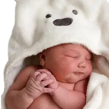 Hooded Baby Brisačo Mehko Runo Baby Objemala Odejo Živali Poncho Zaviti Odejo Kopalni Plašč Z Ušesi Za Novorojenčka