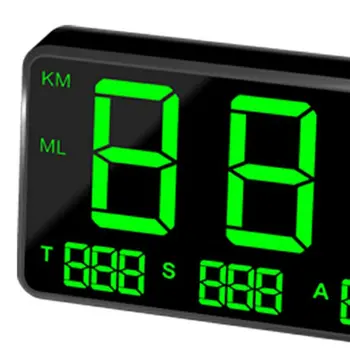 Hud Zaslon KM/h, MPH GPS merilnik Hitrosti C60 C80 C90 potovalni računalnik Avto je HUD, Glavo Gor Zaslon Velik Zaslon, Hitro Meter prekoračitev hitrosti