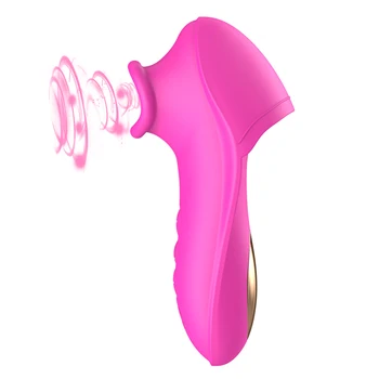 IKOKY Sesanju Vibrator Oralni Seks G-spot Klitoris Stimulator Nastavek Bedak Klitoris Stimulacije Vibracije Adult Sex Igrače za Ženske
