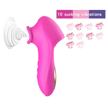 IKOKY Sesanju Vibrator Oralni Seks G-spot Klitoris Stimulator Nastavek Bedak Klitoris Stimulacije Vibracije Adult Sex Igrače za Ženske