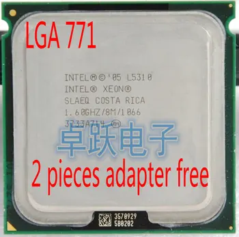 Intel Xeon L5310 1.6 GHz/8M/1066 Procesor LGA771 Core 2 Quad CPU deluje na LGA 775 mainboard 2 Kosov Brezplačno