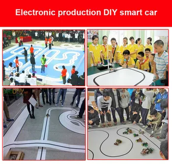 Inteligentni Sledenje Smart Avto Robot DIY Kompleti z TT Motorna Kolesa Elektronski VDX99