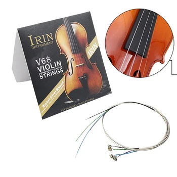 IRIN 4pcs/set Strune za Violino E-A-D-G Visoko Ogljikovega Jekla Žica za Glasbila Deli, Pribor Strune za Violino Set