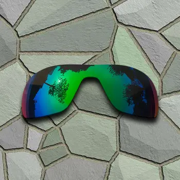 Jade Zelena Polarizirana sončna Očala Zamenjava Leč za Oakley Turbinski Rotor
