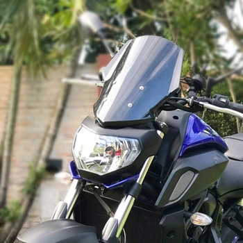 JAER Motocikel vetrobransko steklo Vetrobransko steklo Deflektor Zaščitnik Veter Zaslon za Yamaha MT 15 MT-15 MT15 2019 2020 2021