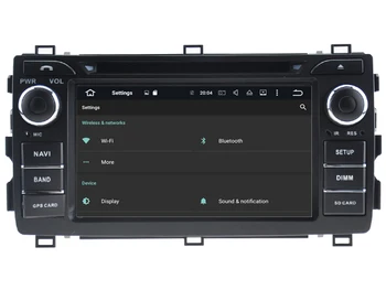 Jedro Octa IPS zaslon Android 10 Avto DVD GPS Navigacijski za Toyota Auris, Corolla Hatchback 2013-2016 s 4G/Wifi DVR