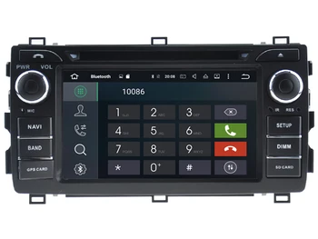 Jedro Octa IPS zaslon Android 10 Avto DVD GPS Navigacijski za Toyota Auris, Corolla Hatchback 2013-2016 s 4G/Wifi DVR