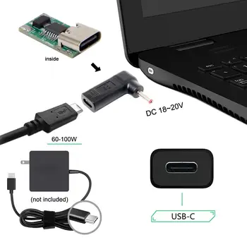 Jimier Tip C USB 3.1 USB-C DC 19V 3.5*1.3 mm 1.35 mm Adapter PD Emulator Sproži Pretvornik za Ogled Sonic M1+
